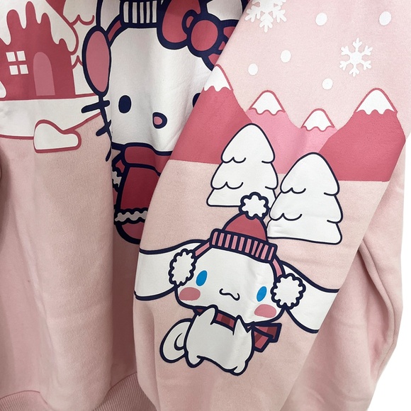 NWT Hello Kitty Winter Holiday Sweatshirt Women’s Small - Picture 6 of 12